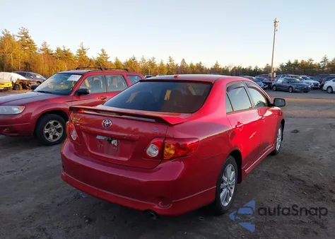 2009 Toyota Corolla S from USA, damaged, VIN 2T1BU40E59C033014